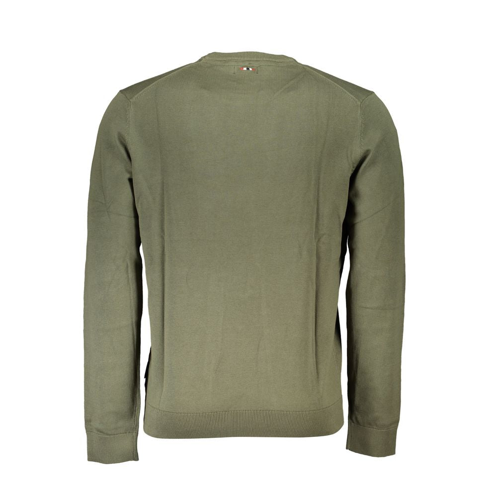 Pull en coton vert Napapijri pour homme