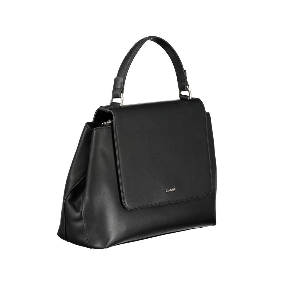 Calvin Klein Zwarte Polyester Handtas