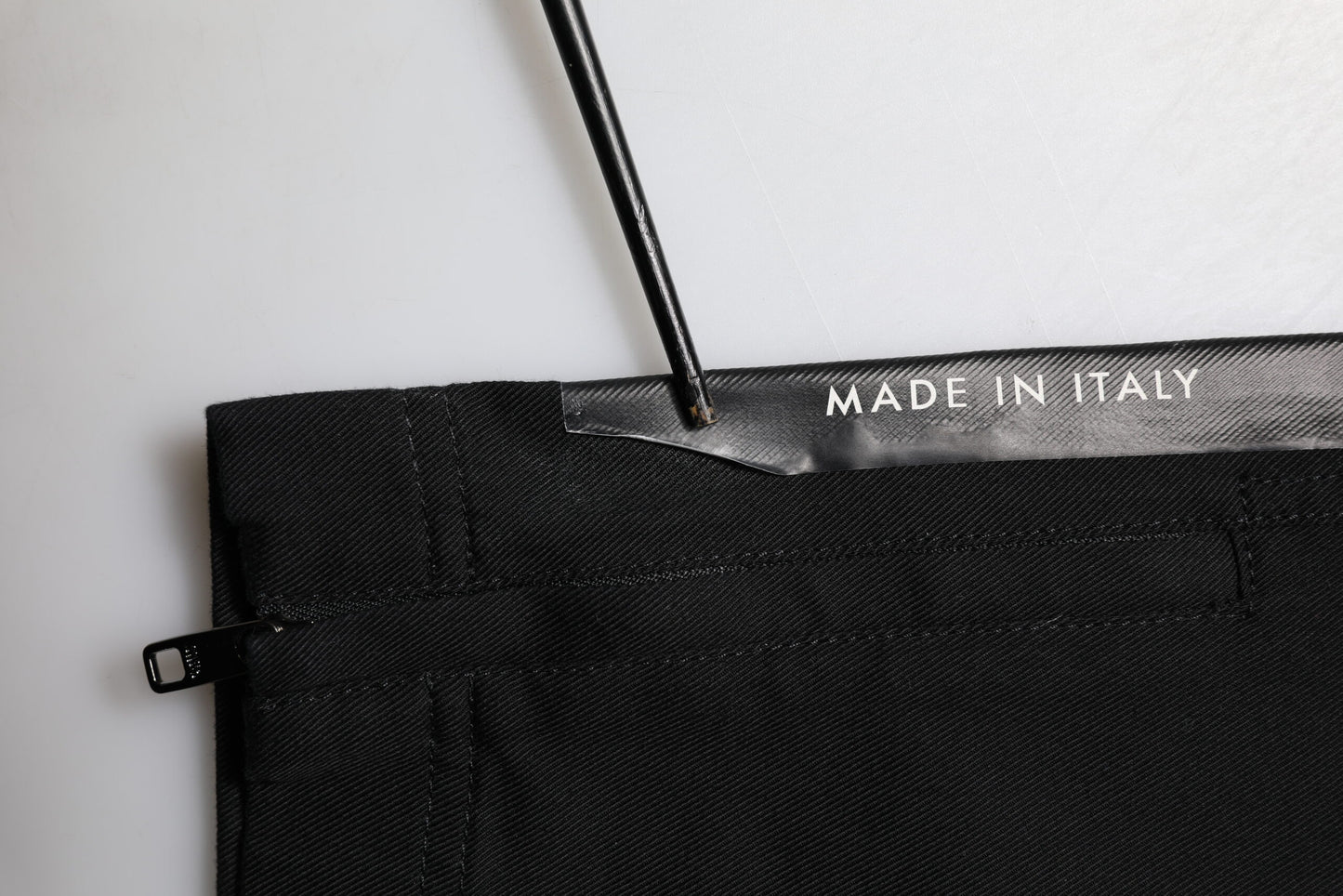 Pantalon Cropped Formel en Coton Noir pour Homme de Dolce & Gabbana