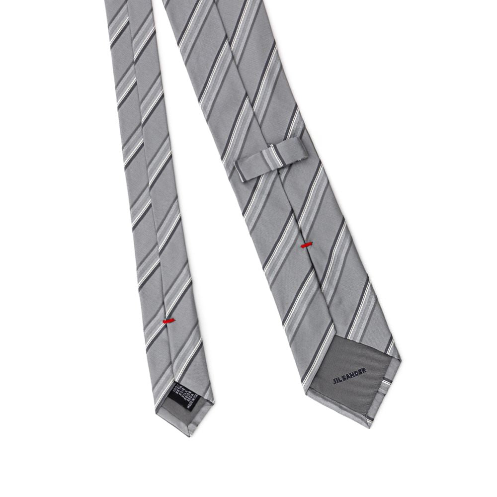 Jil Sander Zwarte Zijden Stropdassen & Strik