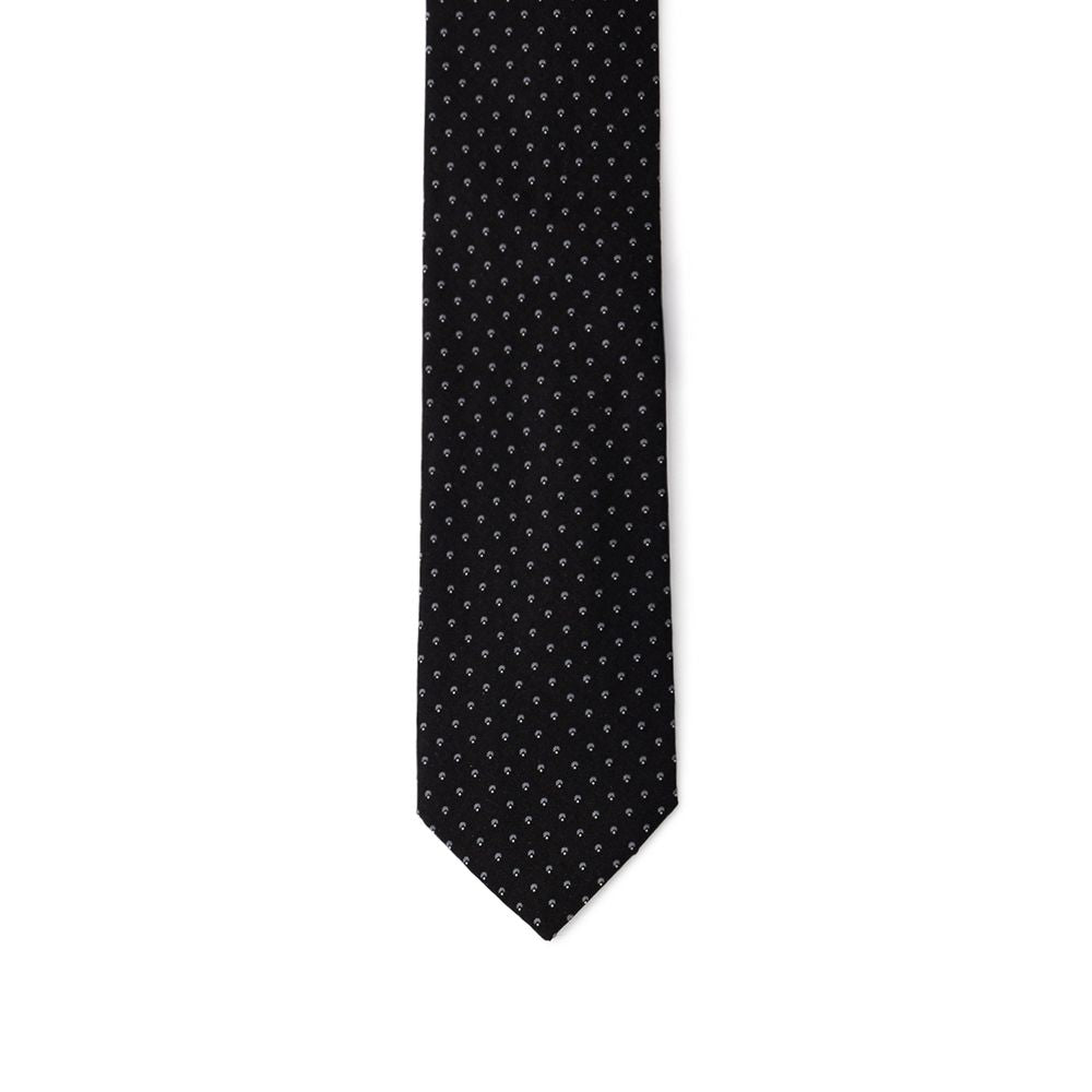 Cravate en soie bleue Jil Sander