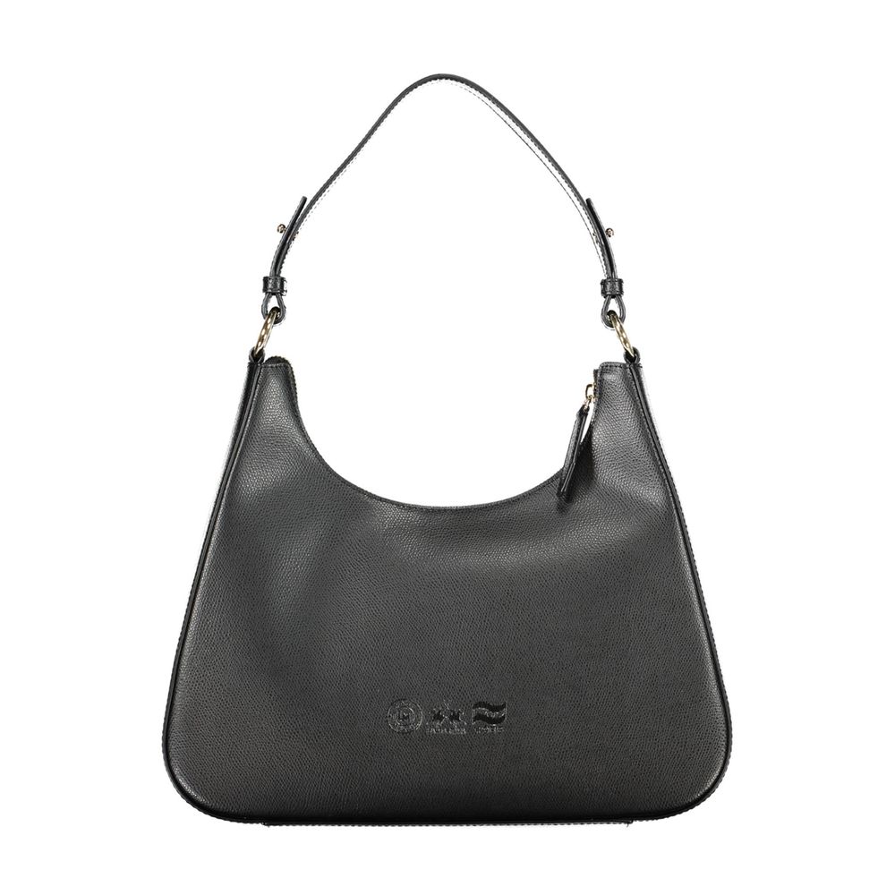 Sac à main en cuir noir pour femme La Martina