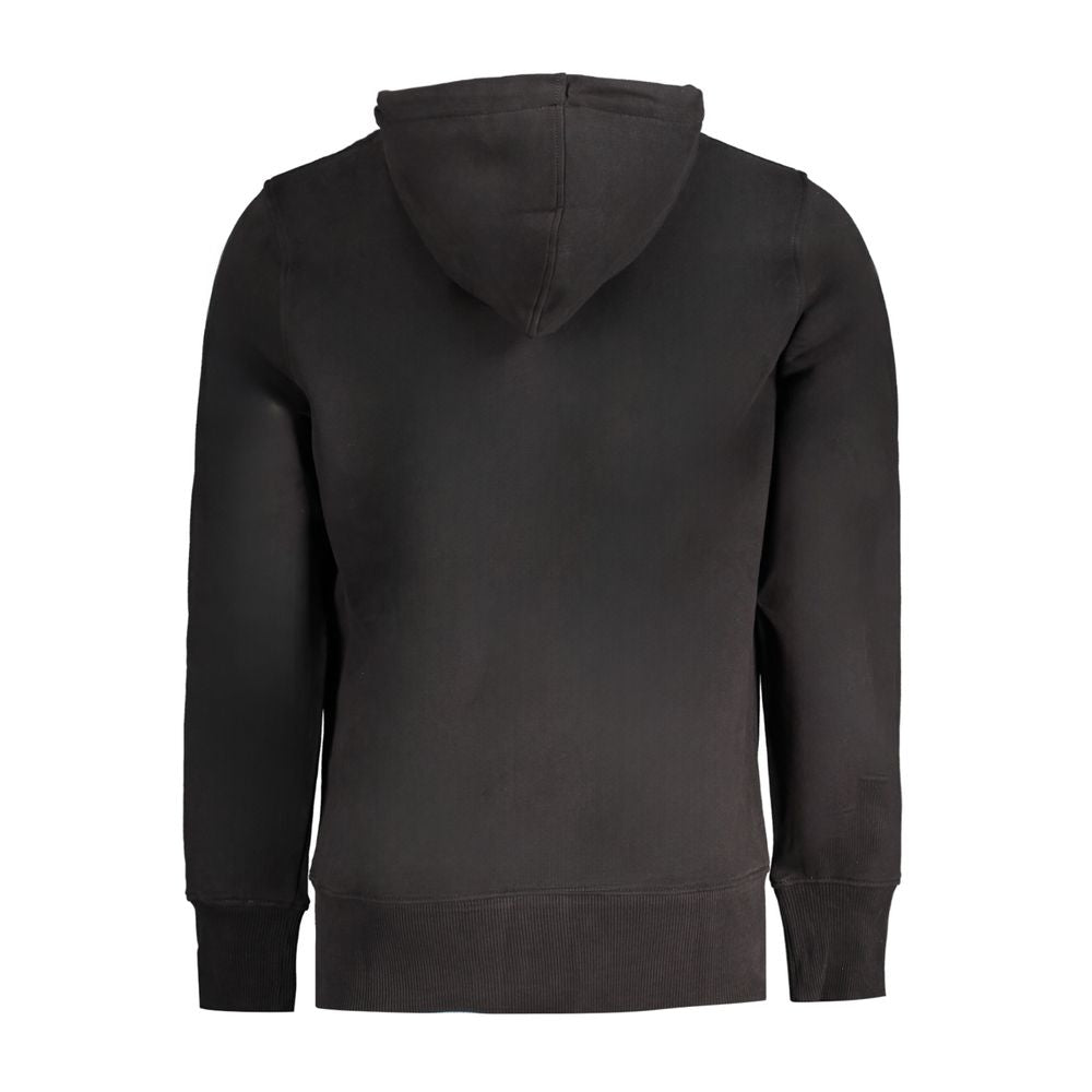 Pull à capuche noir en coton Calvin Klein pour homme