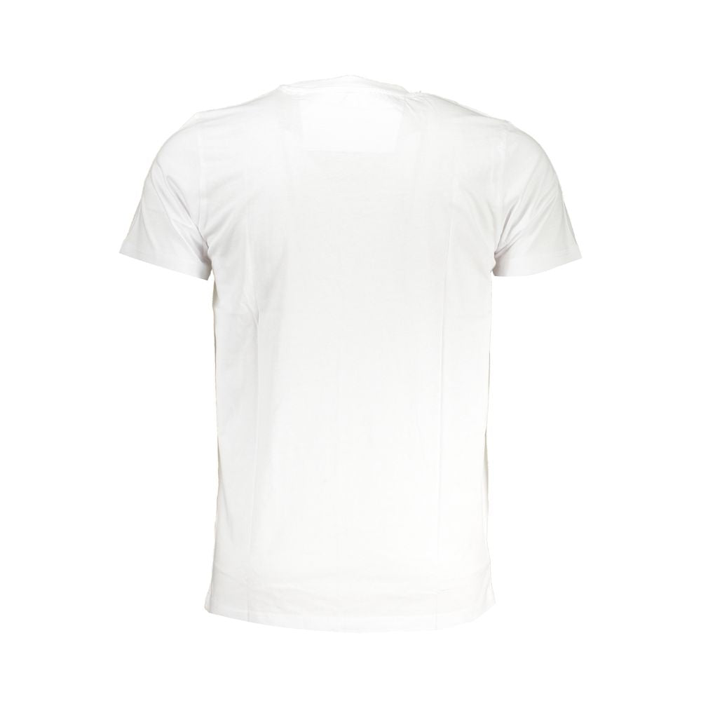 Wit katoenen T-shirt van Cavalli Class