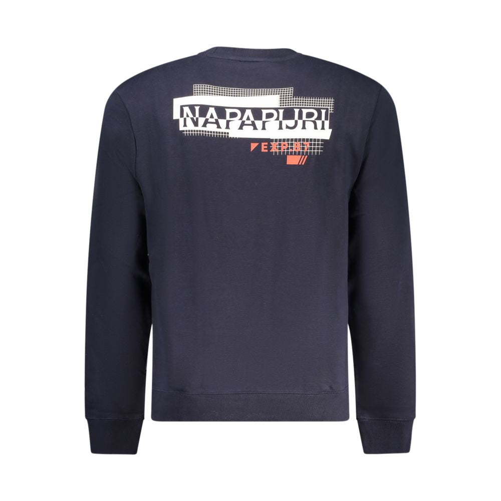 Pull en coton bleu Napapijri pour homme