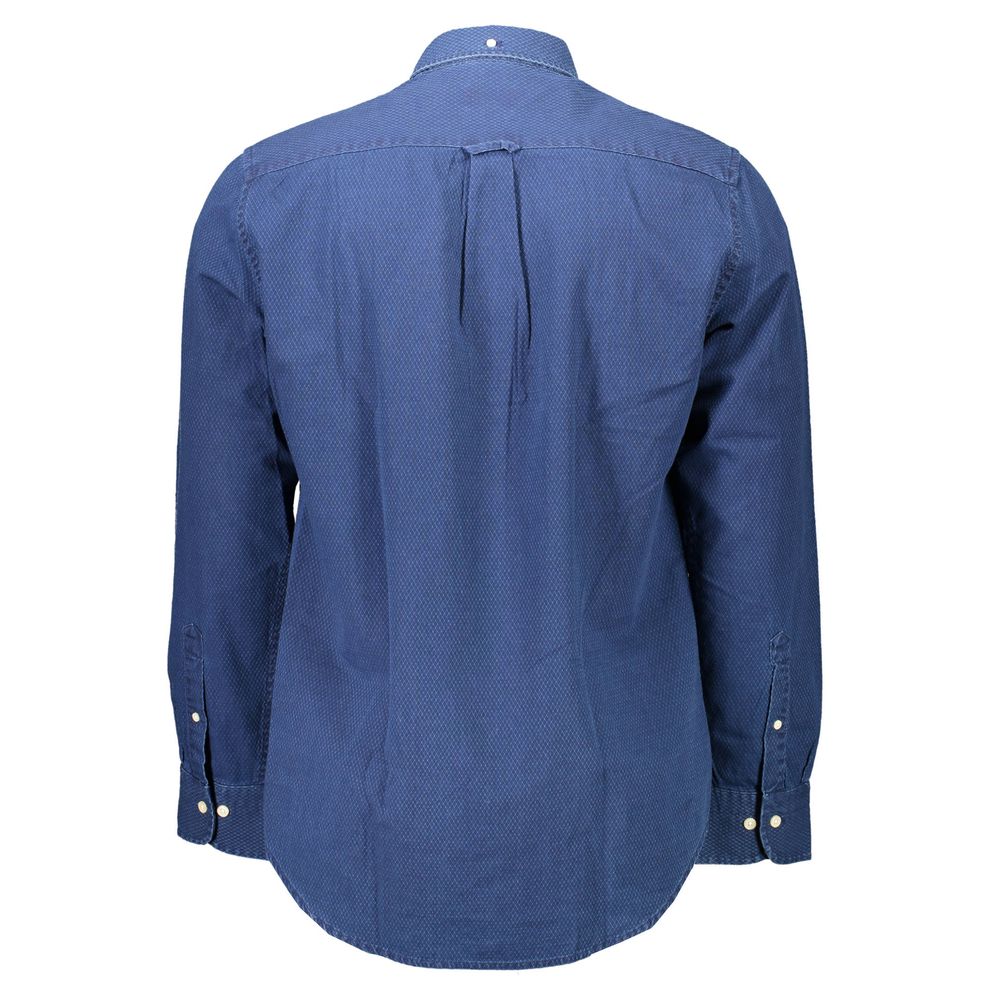 Gant blauw katoenen herenshirt