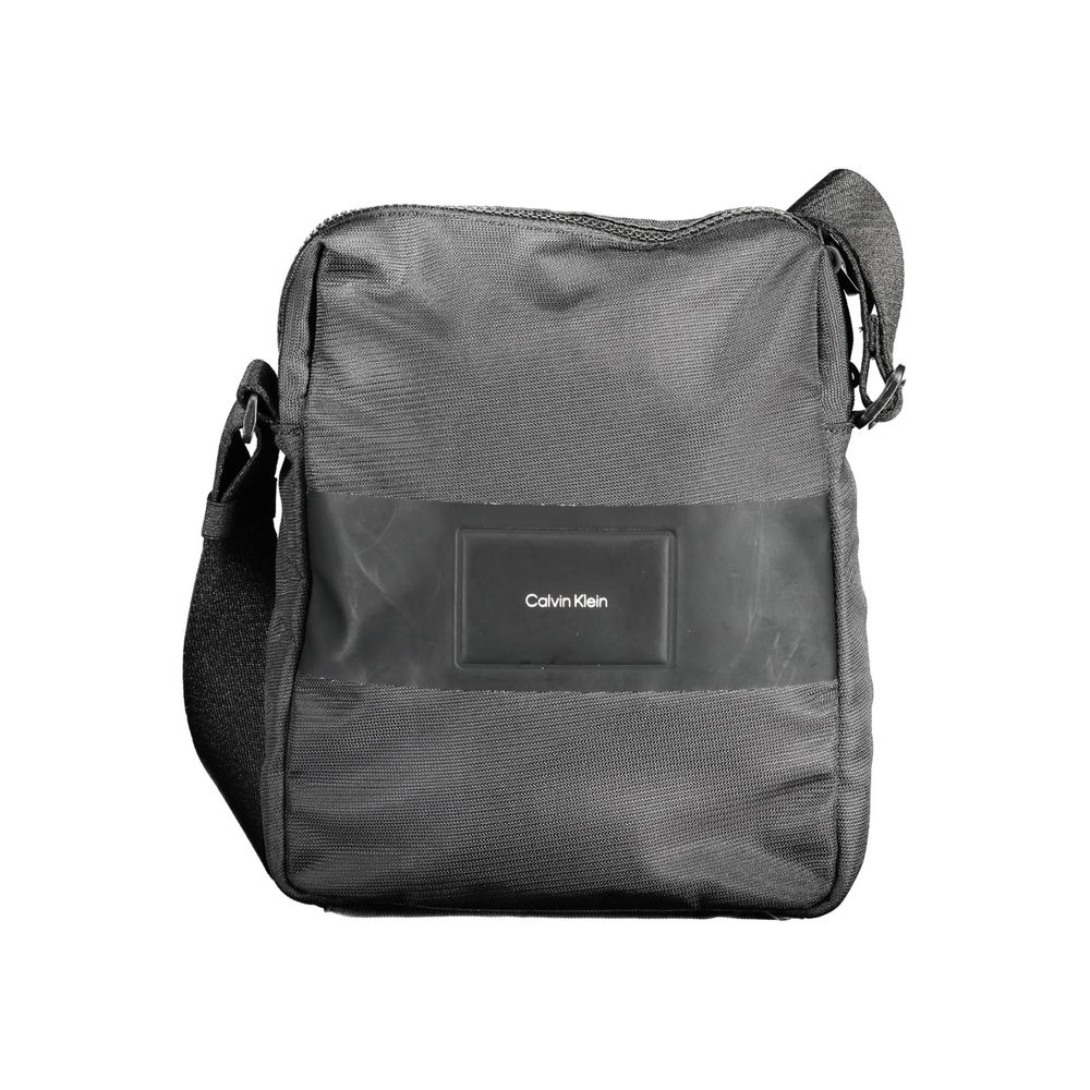 Calvin Klein Zwarte Polyester Heren Schoudertas