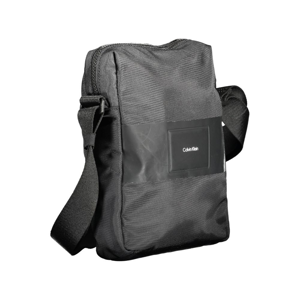 Calvin Klein Zwarte Polyester Heren Schoudertas