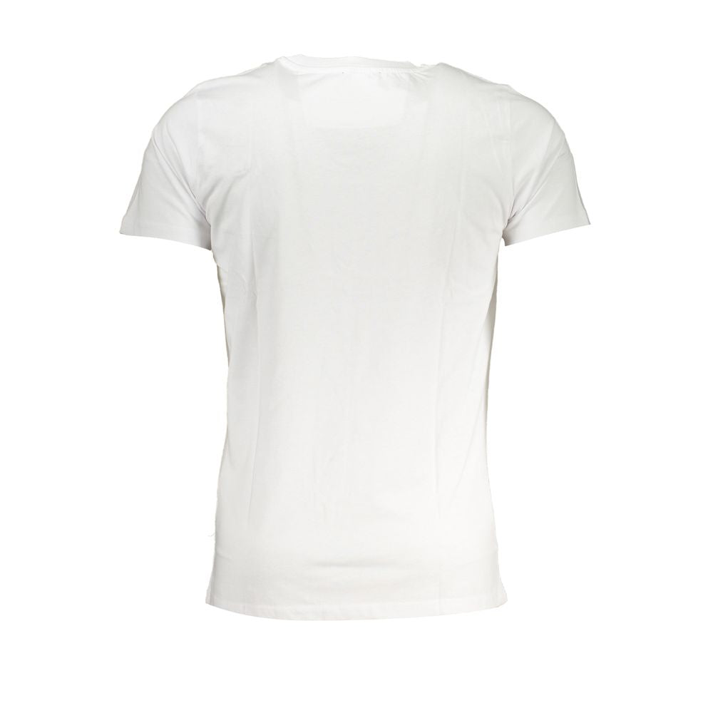 Wit katoenen T-shirt van Cavalli Class