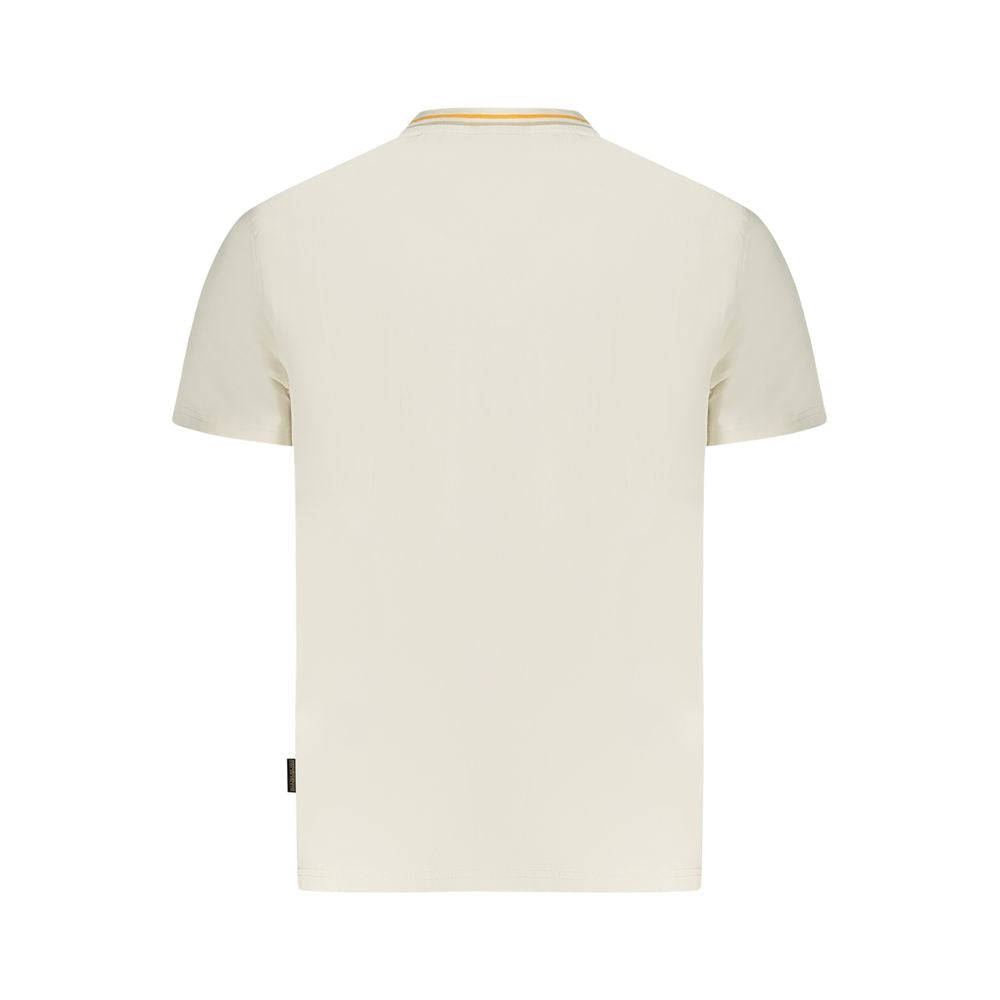 T-shirt en coton blanc Napapijri