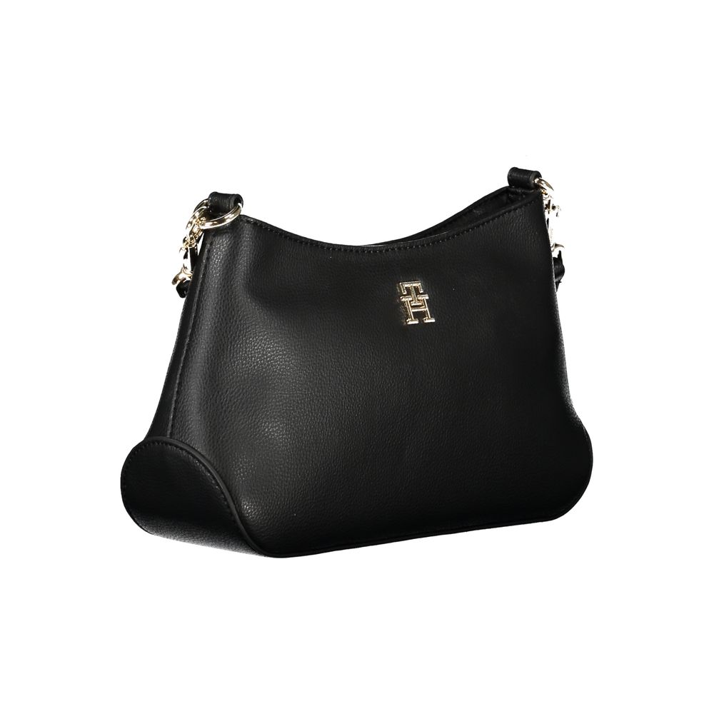 Tommy Hilfiger Zwarte Polyester Handtas