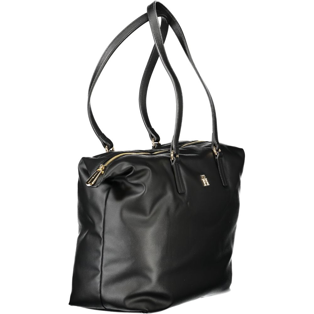 Sac à main Tommy Hilfiger en polyester noir pour femme