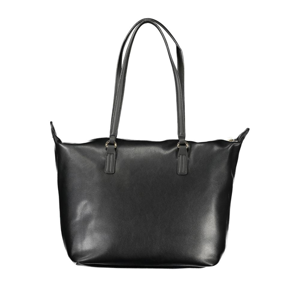 Tommy Hilfiger Zwarte Polyester Handtas