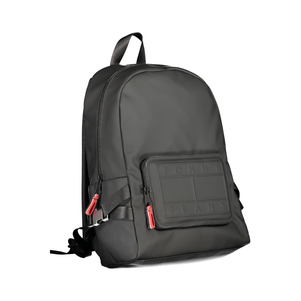 Tommy Hilfiger Zwarte Polyester Rugzak