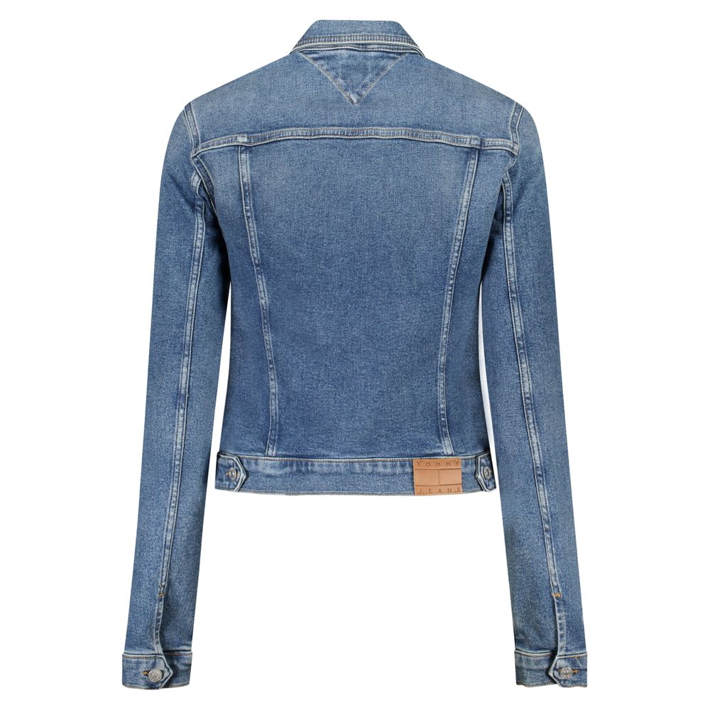 Veste Tommy Hilfiger en coton bleu pour femme