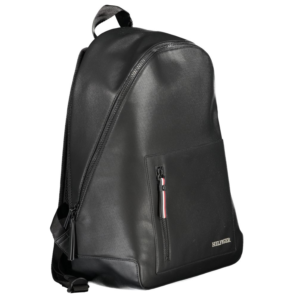 Tommy Hilfiger Zwarte Polyester Rugzak