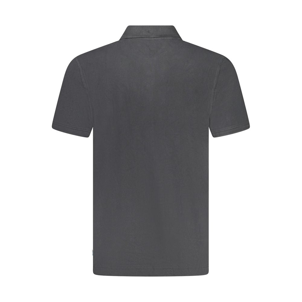 Polo en coton noir Wrangler