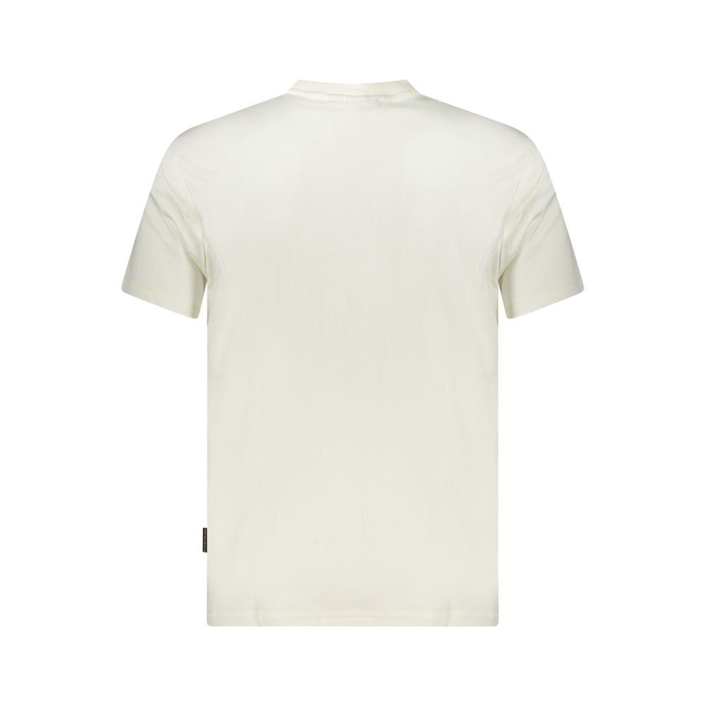 T-shirt homme en coton blanc Napapijri