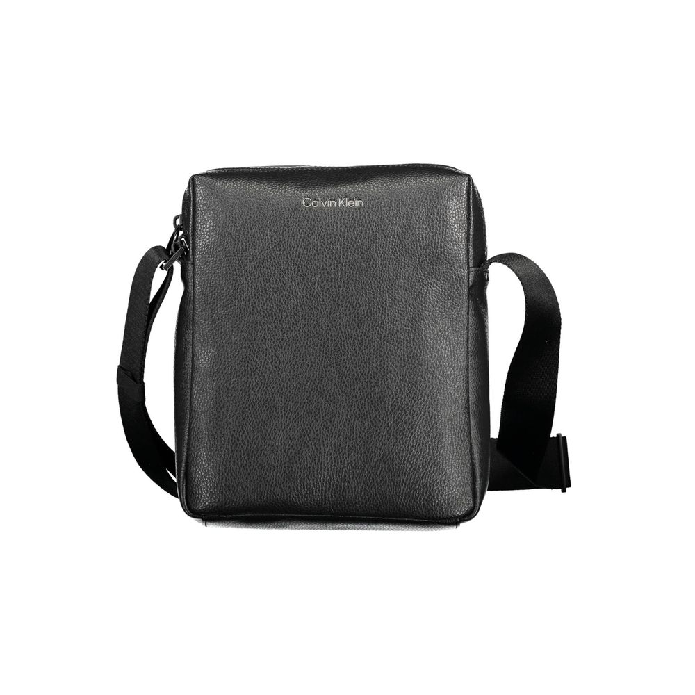 Calvin Klein Zwarte Polyester Heren Schoudertas