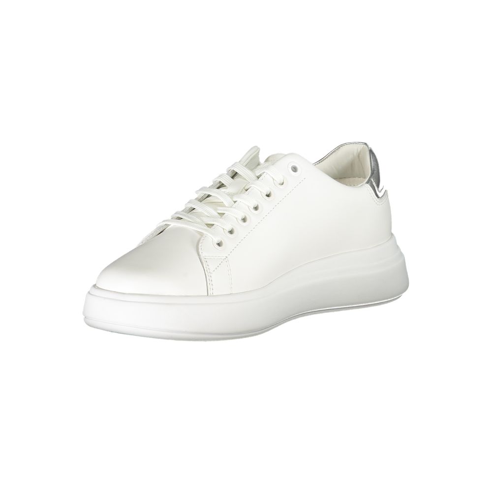 Calvin Klein Chic witte sneakers met contrasterende details