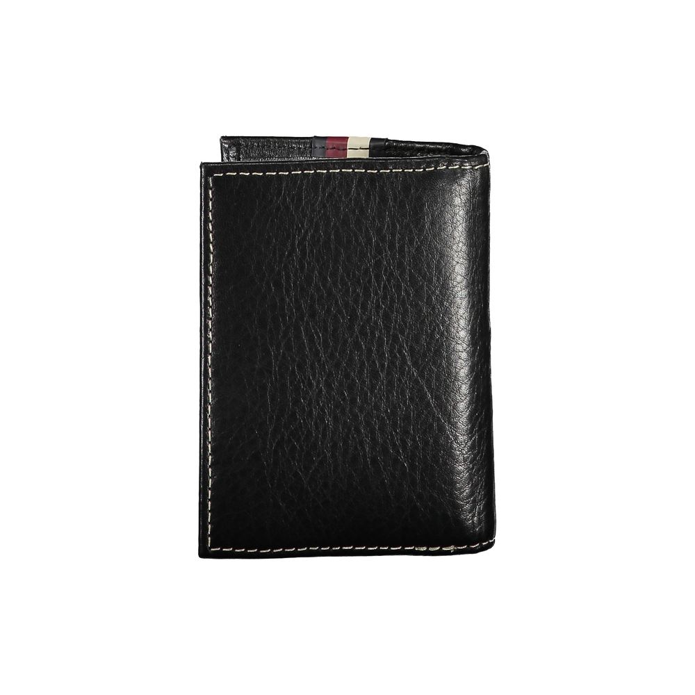 Porte-cartes Tommy Hilfiger en cuir noir pour homme