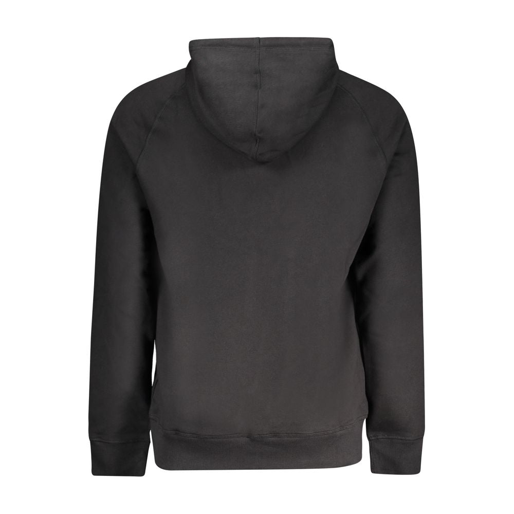 Pull en coton noir pour homme Timberland avec poches centrales et fermeture éclair.