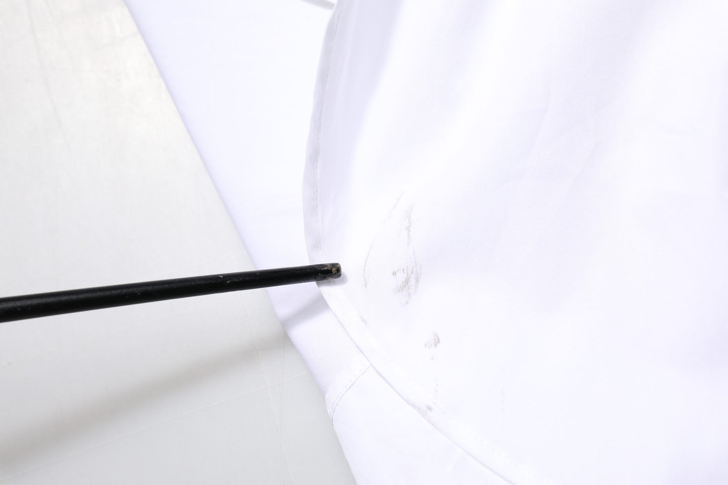 Chemise à manches longues en coton blanc à col italien de Dolce & Gabbana