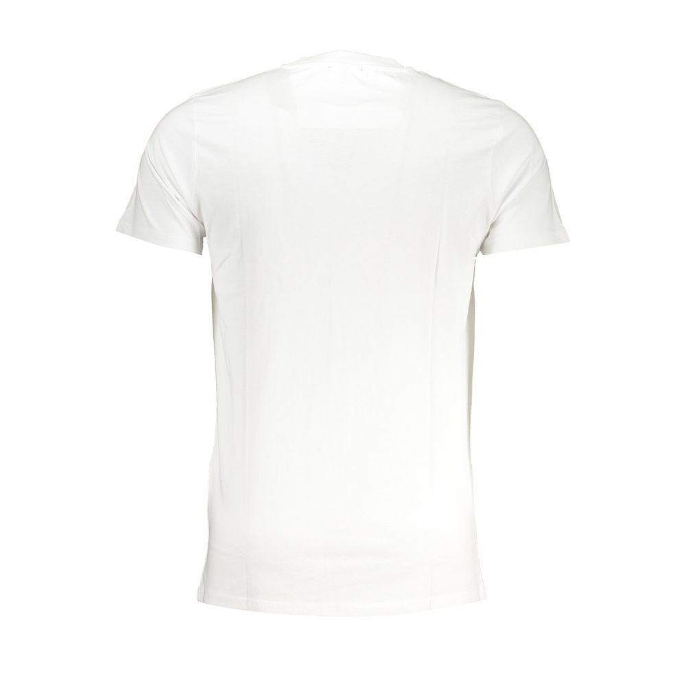 Wit katoenen T-shirt van Cavalli Class