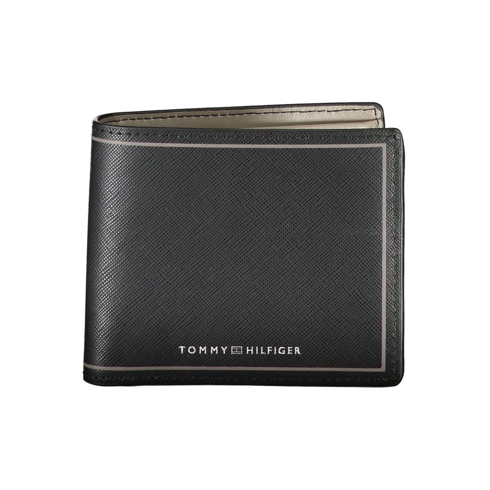 Tommy Hilfiger zwarte leren portemonnee