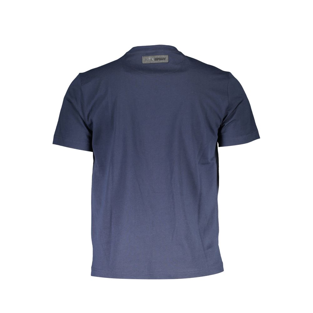 T-shirt homme en coton bleu Plein Sport