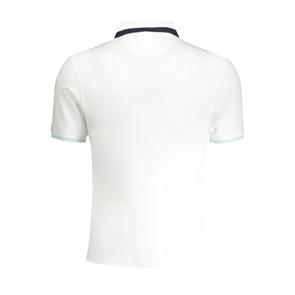 Polo Shirt en Coton Blanc La Martina - Slim Fit