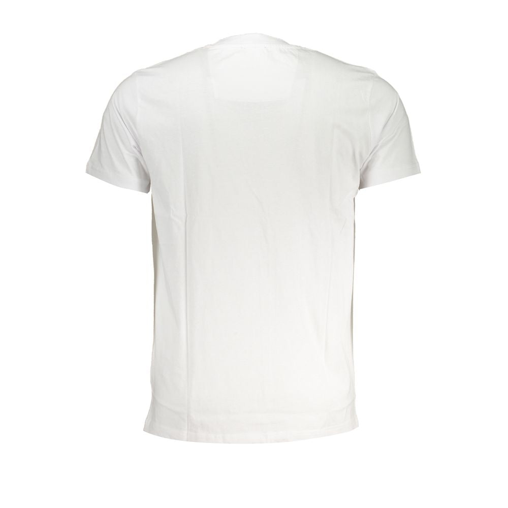 Wit katoenen T-shirt van Cavalli Class