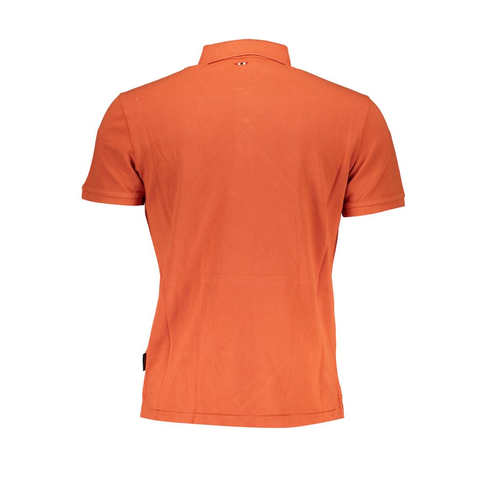 Polo en coton orange Napapijri