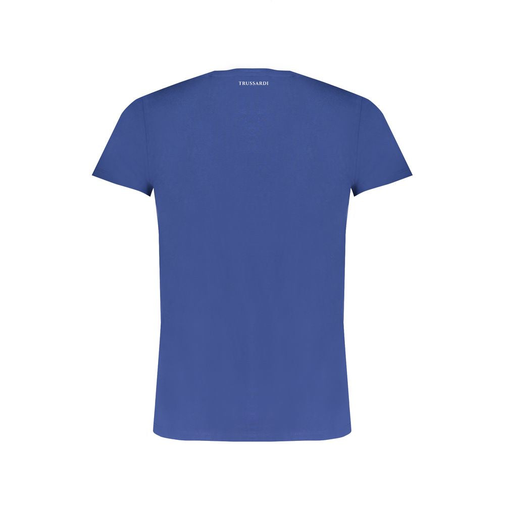 T-shirt en coton bleu de Trussardi