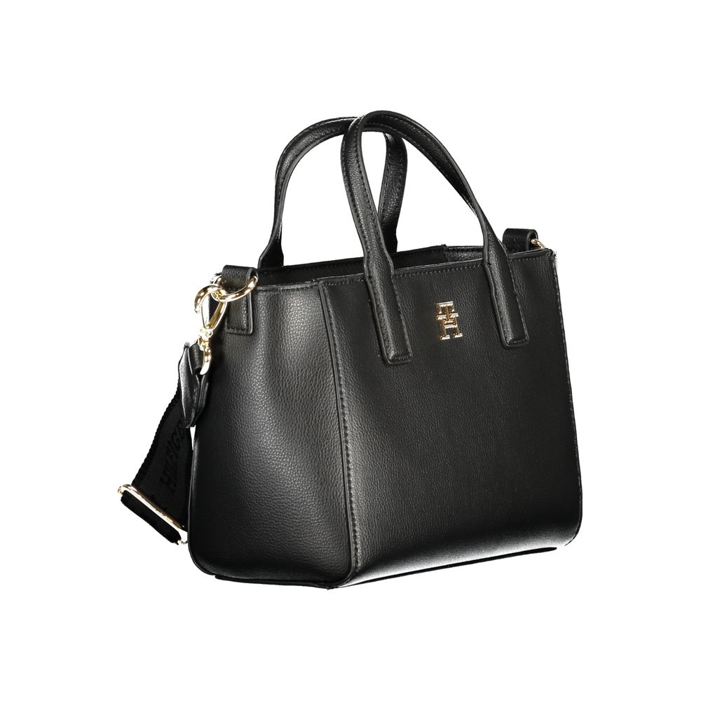 Tommy Hilfiger Zwarte Polyester Dames Handtas