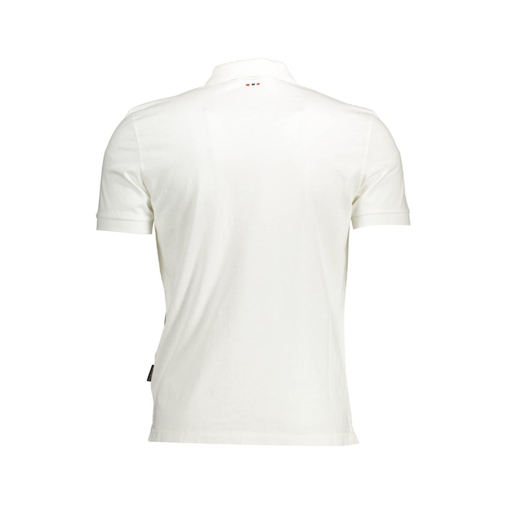 Polo homme en coton blanc Napapijri