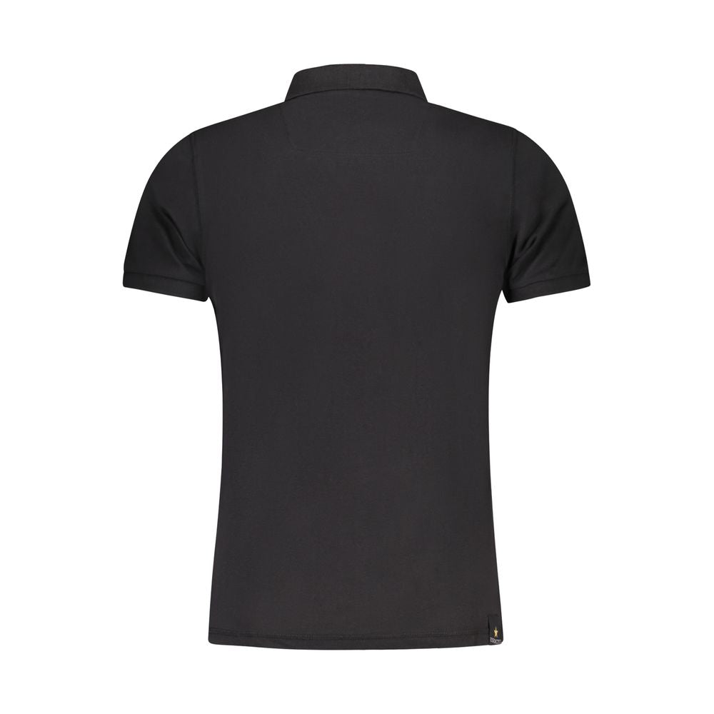 Polo en coton noir de l'Accademia Militare