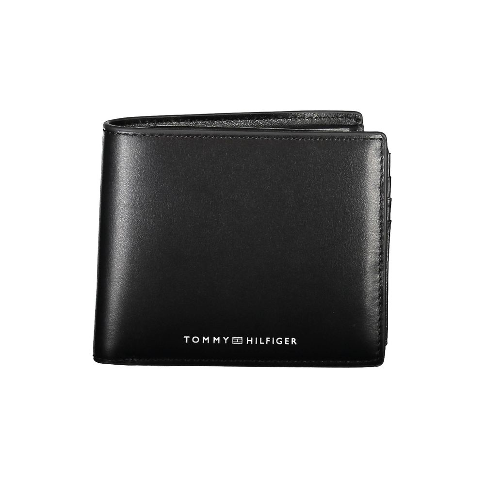 Tommy Hilfiger zwarte leren portemonnee