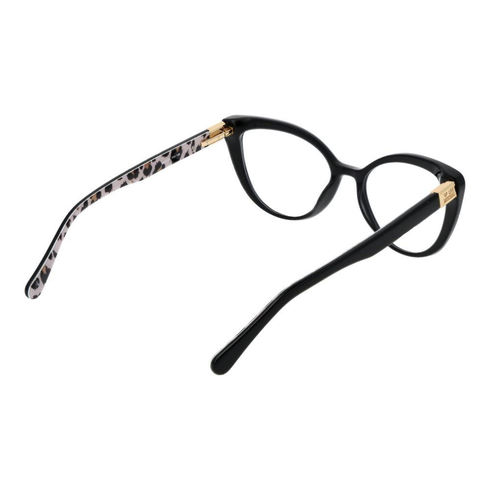 Monture de lunettes pour femme noire Love Moschino