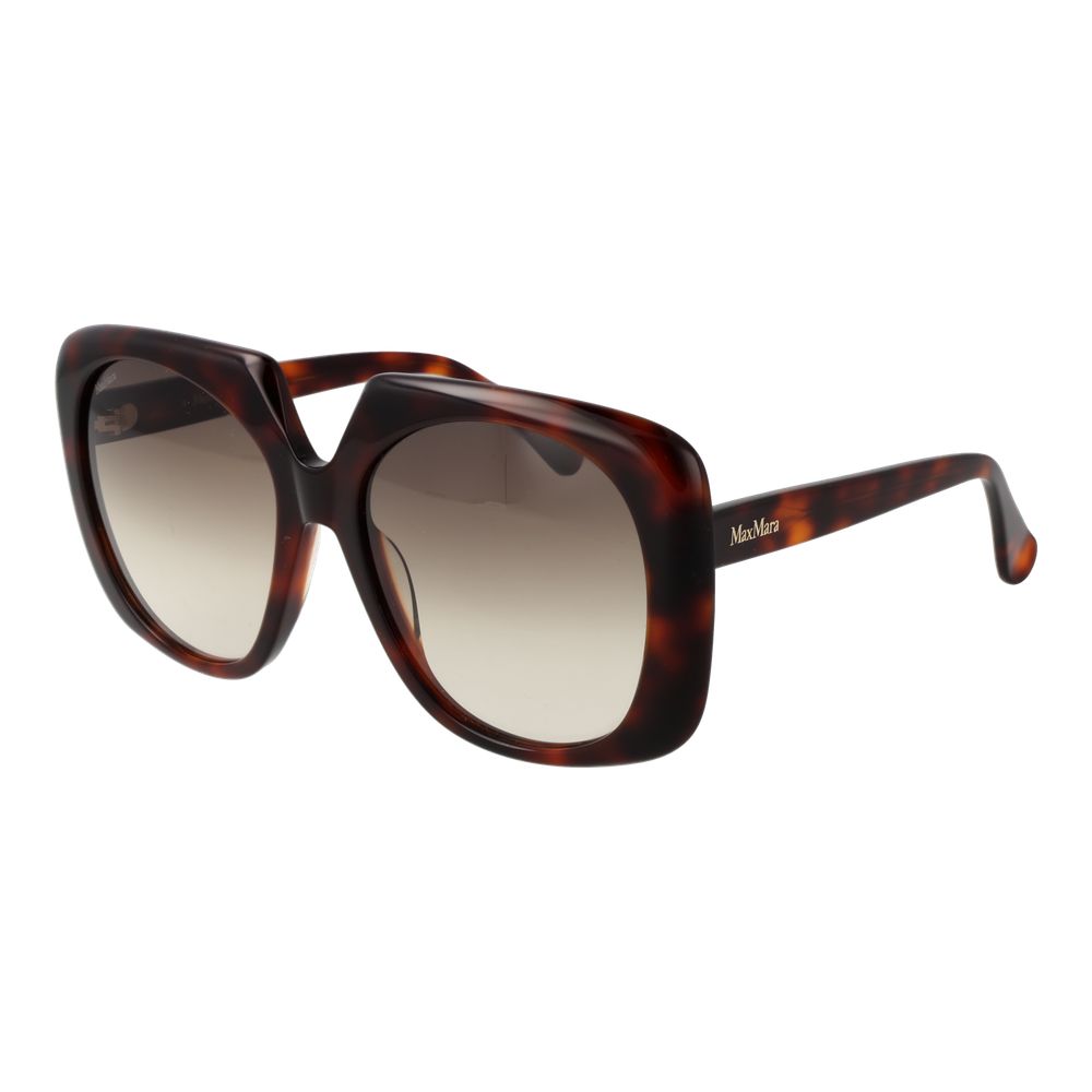 Lunettes de soleil pour femme marron Max Mara