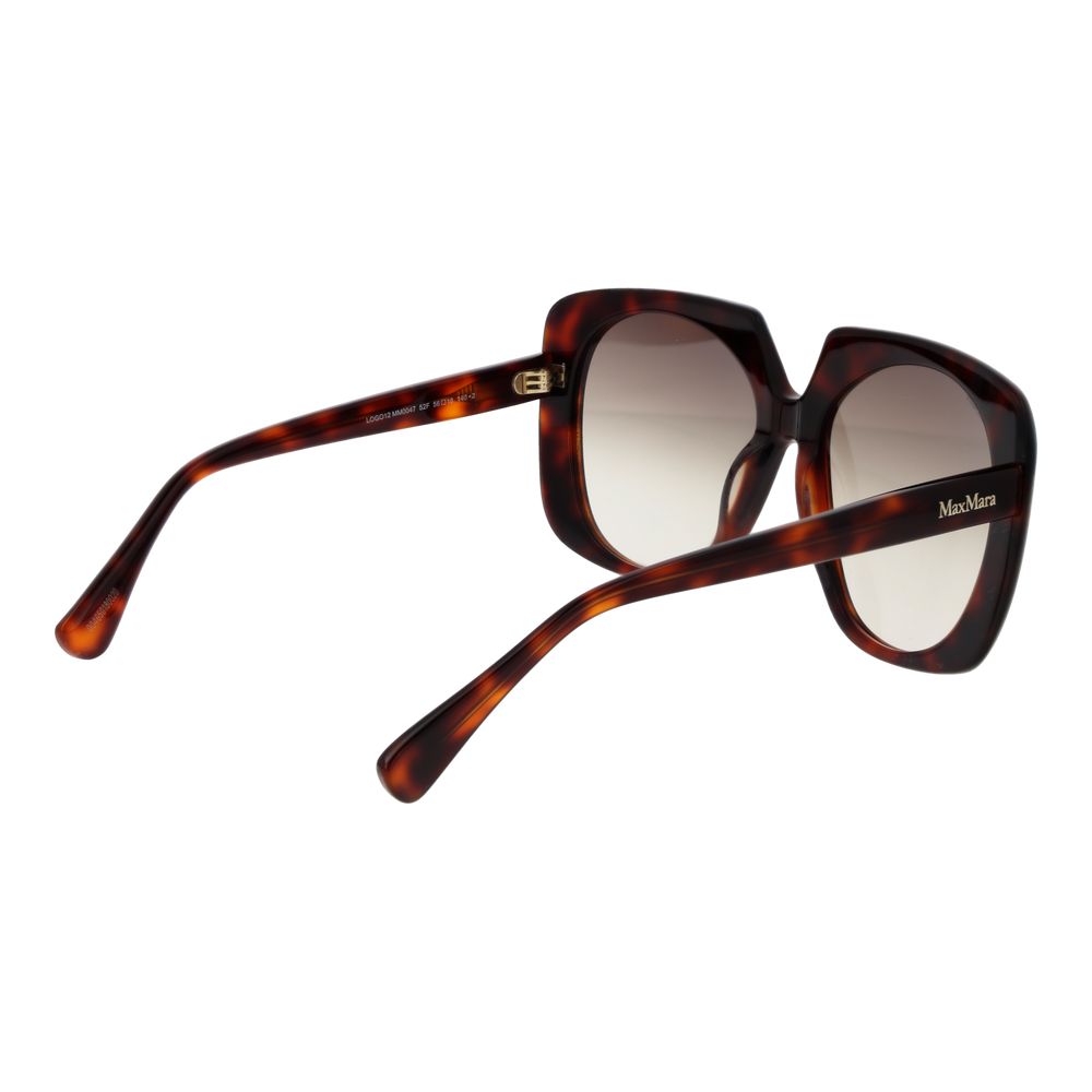 Lunettes de soleil pour femme marron Max Mara