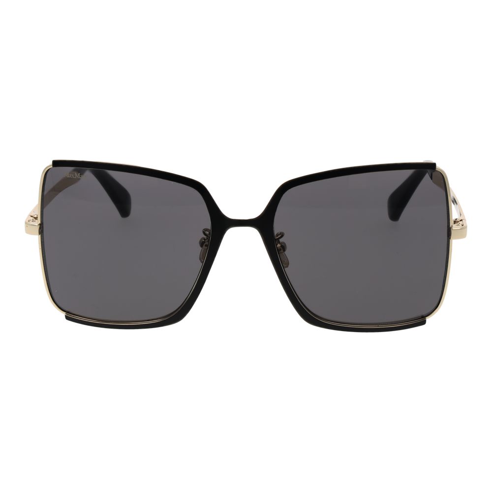 Lunettes de soleil noires pour femme Max Mara