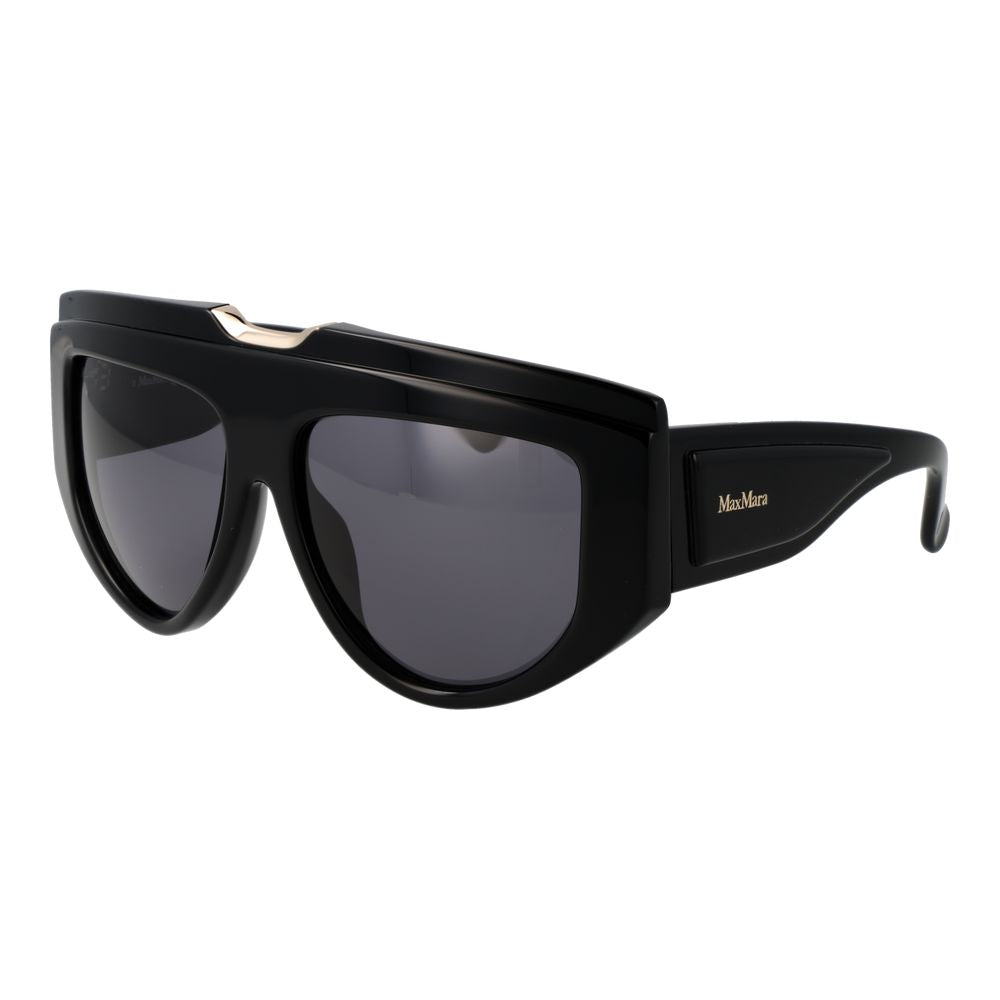 Lunettes de soleil noires pour femme Max Mara