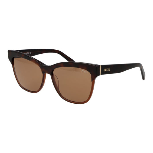 Lunettes de soleil marron pour femme Emilio Pucci