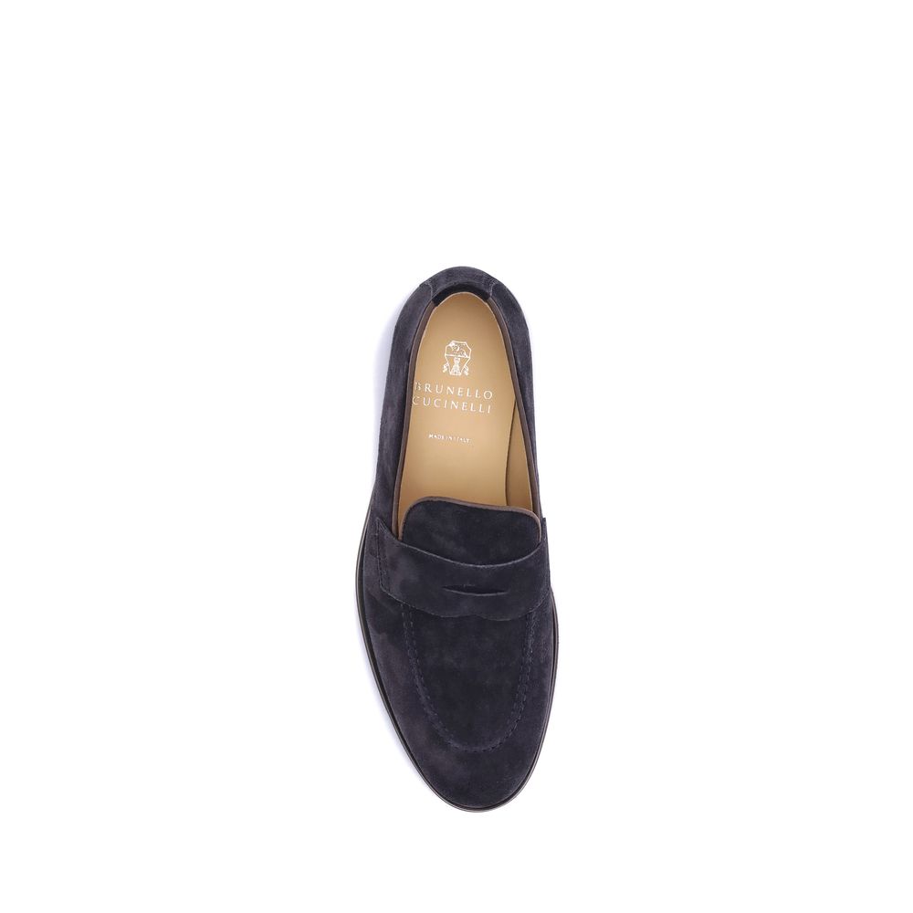 Suède loafers van Brunello Cucinelli