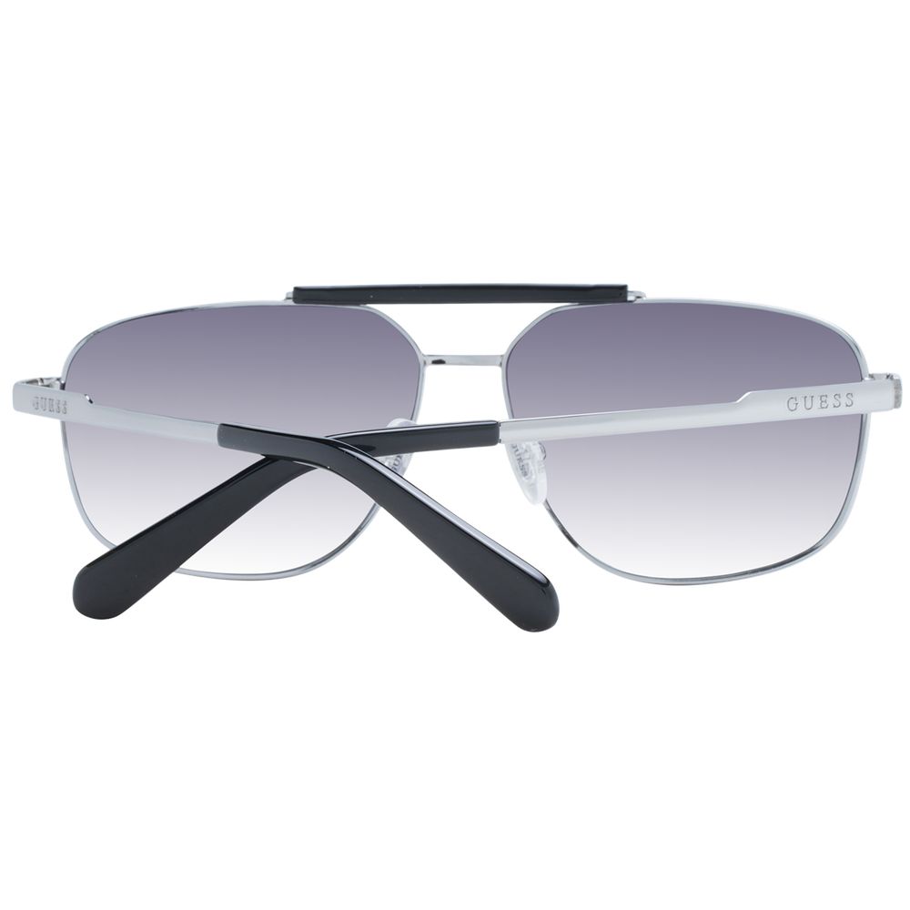 Lunettes de soleil Guess pour homme, argentées