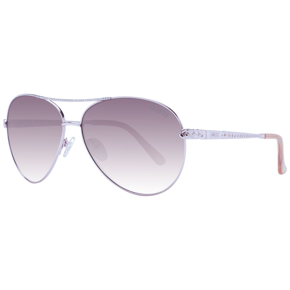 Lunettes de soleil Guess, doré rose, pour femme
