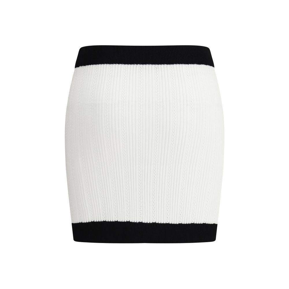 Jupe mini en tricot Balmain