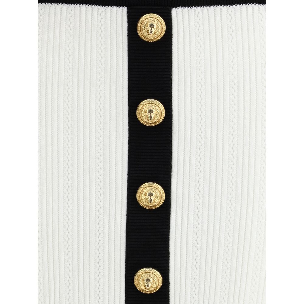 Jupe mini en tricot Balmain