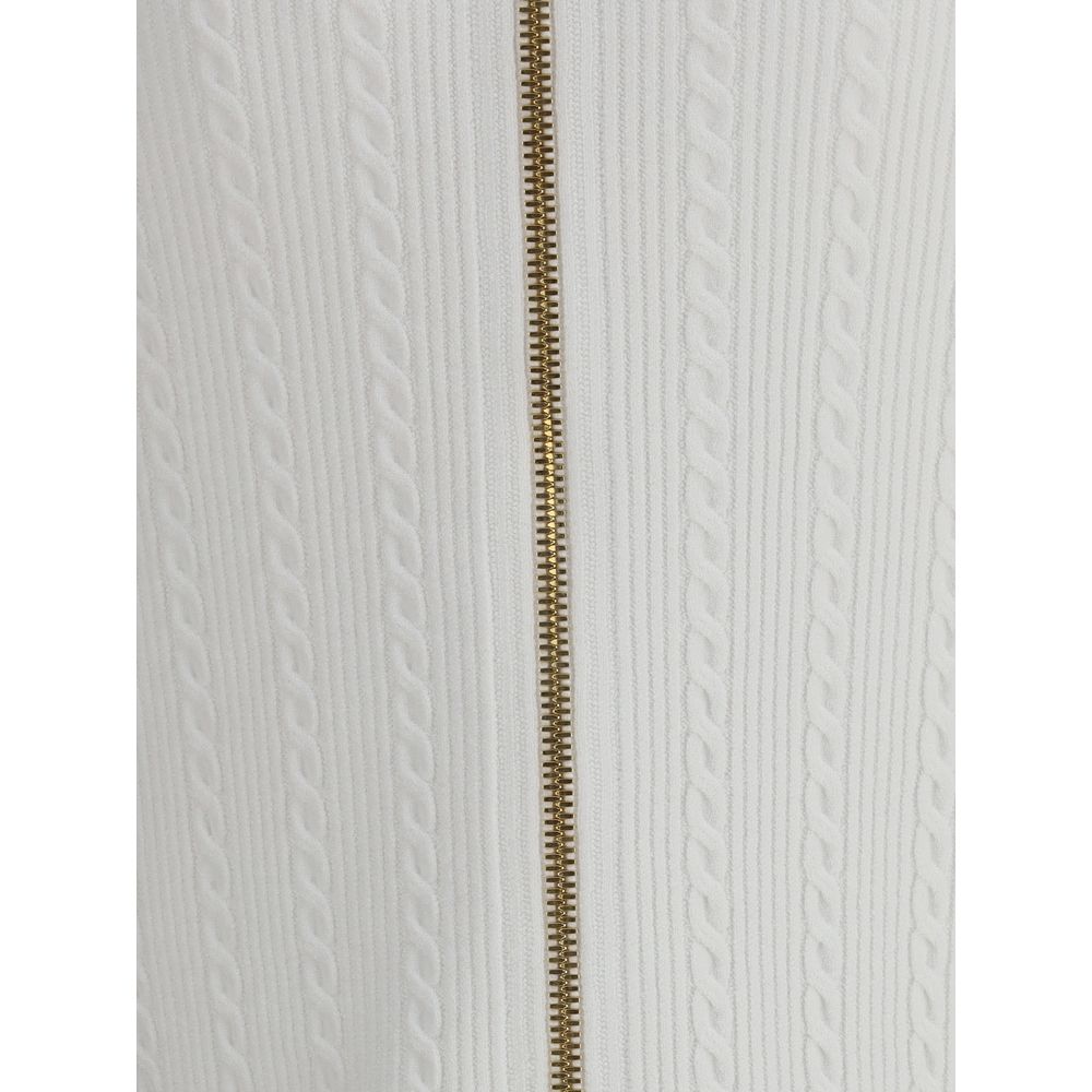 Jupe mi-longue en tricot Balmain